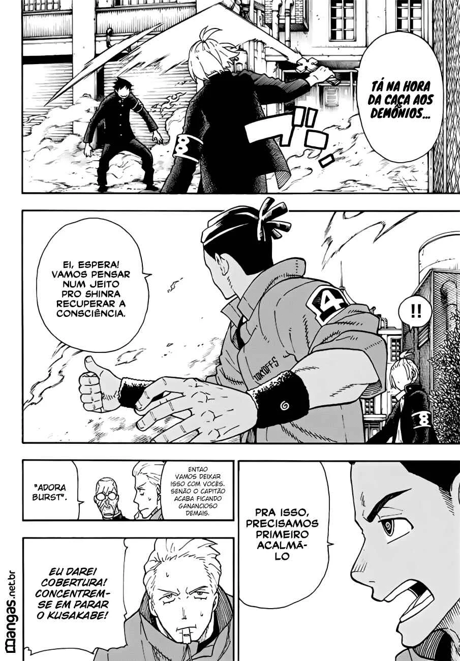 Fire Force Capítulo 2 – O Demônio, O Cavaleiro, E a Bruxa