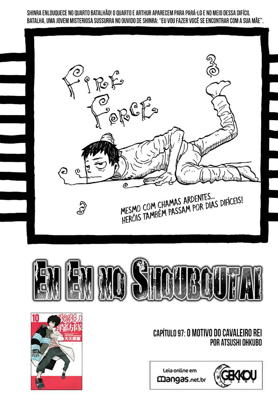 Fire Force Capítulo 2 – O Demônio, O Cavaleiro, E a Bruxa