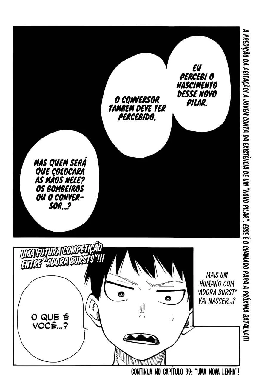 Fire Force Capítulo 2 – O Demônio, O Cavaleiro, E a Bruxa