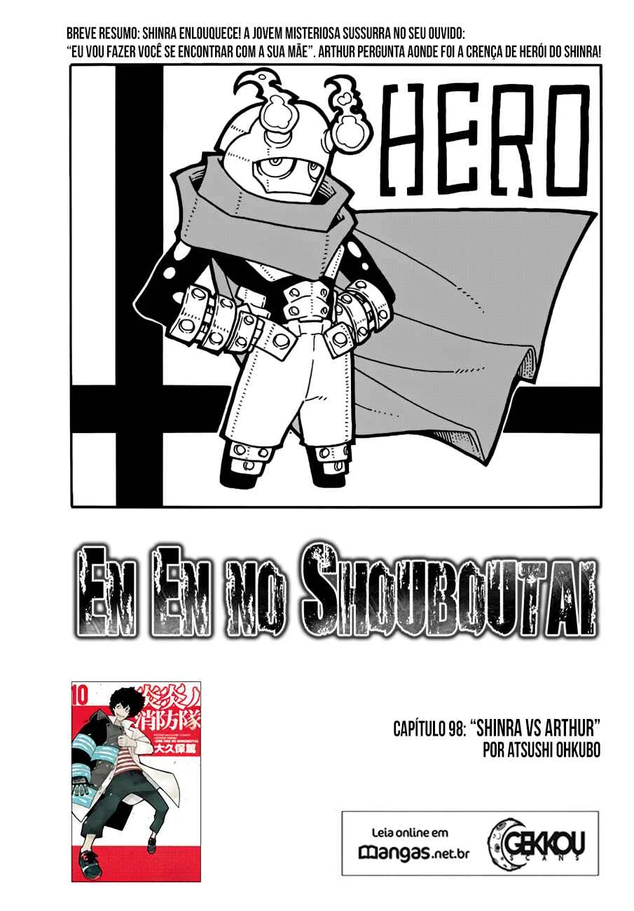 Fire Force Capítulo 2 – O Demônio, O Cavaleiro, E a Bruxa