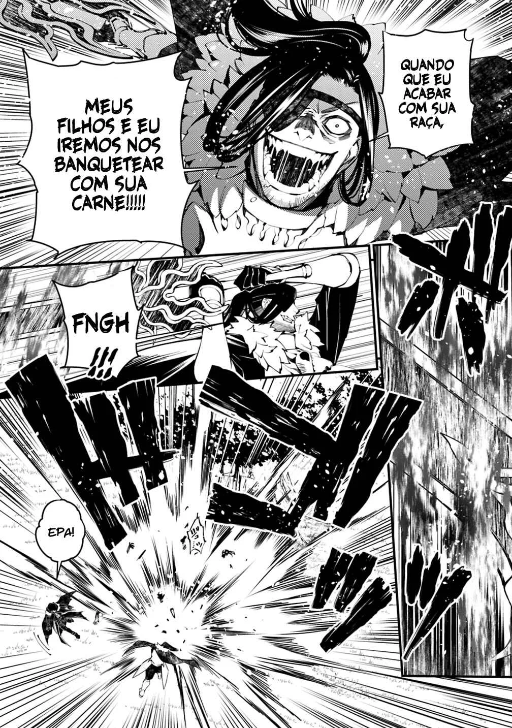 Fukushuu o Koinegau Saikyou Yuusha wa, Yami no Chikara de Senmetsu Musou Suru Capítulo 1