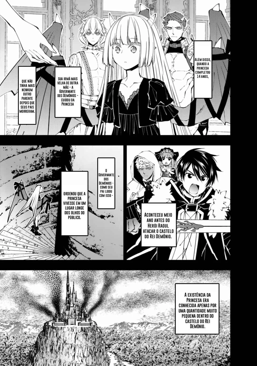 Fukushuu o Koinegau Saikyou Yuusha wa, Yami no Chikara de Senmetsu Musou Suru Capítulo 1