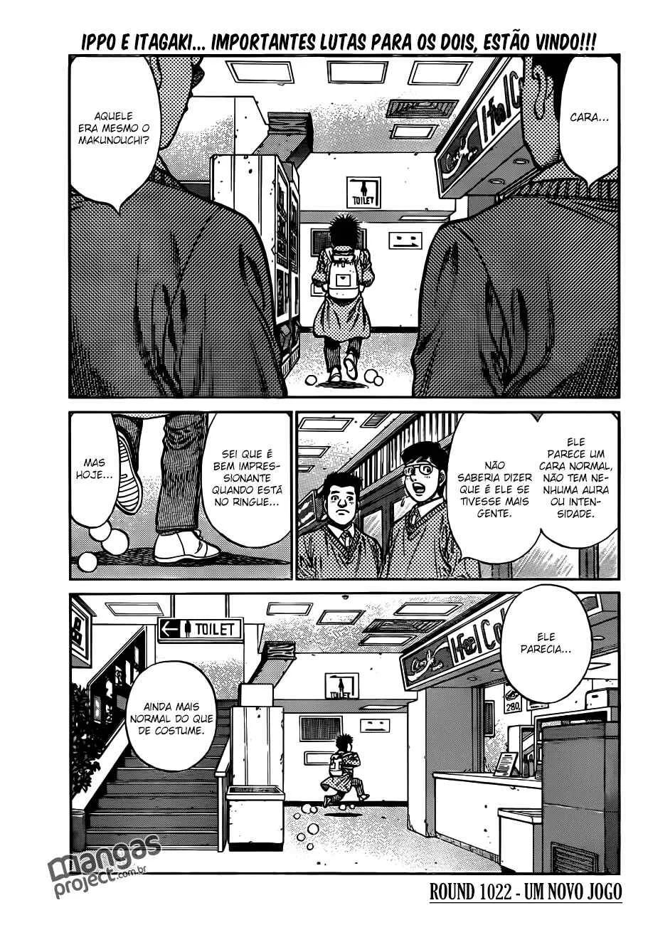 Hajime no Ippo Capítulo 889 – Obstáculo Invisível