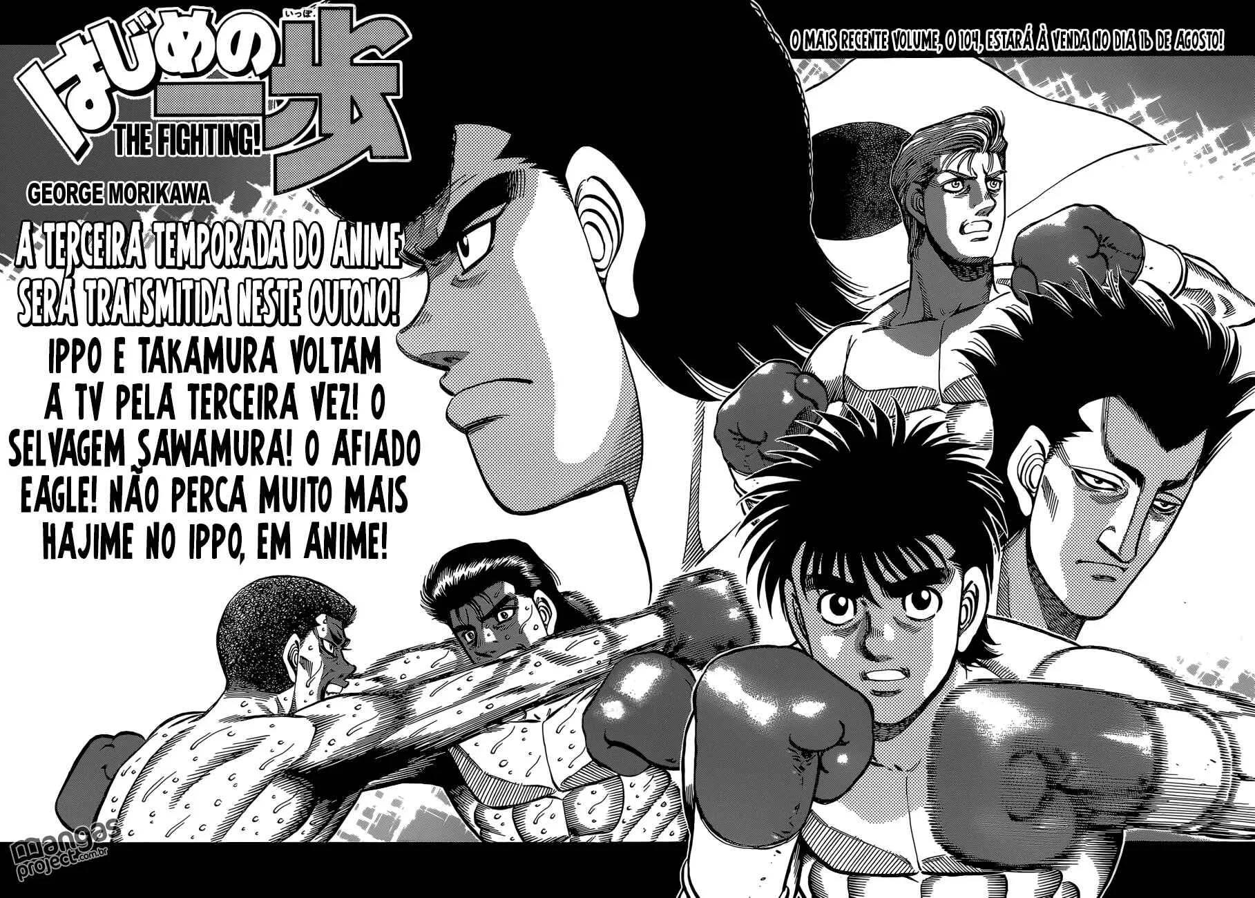 Hajime no Ippo Capítulo 889 – Obstáculo Invisível
