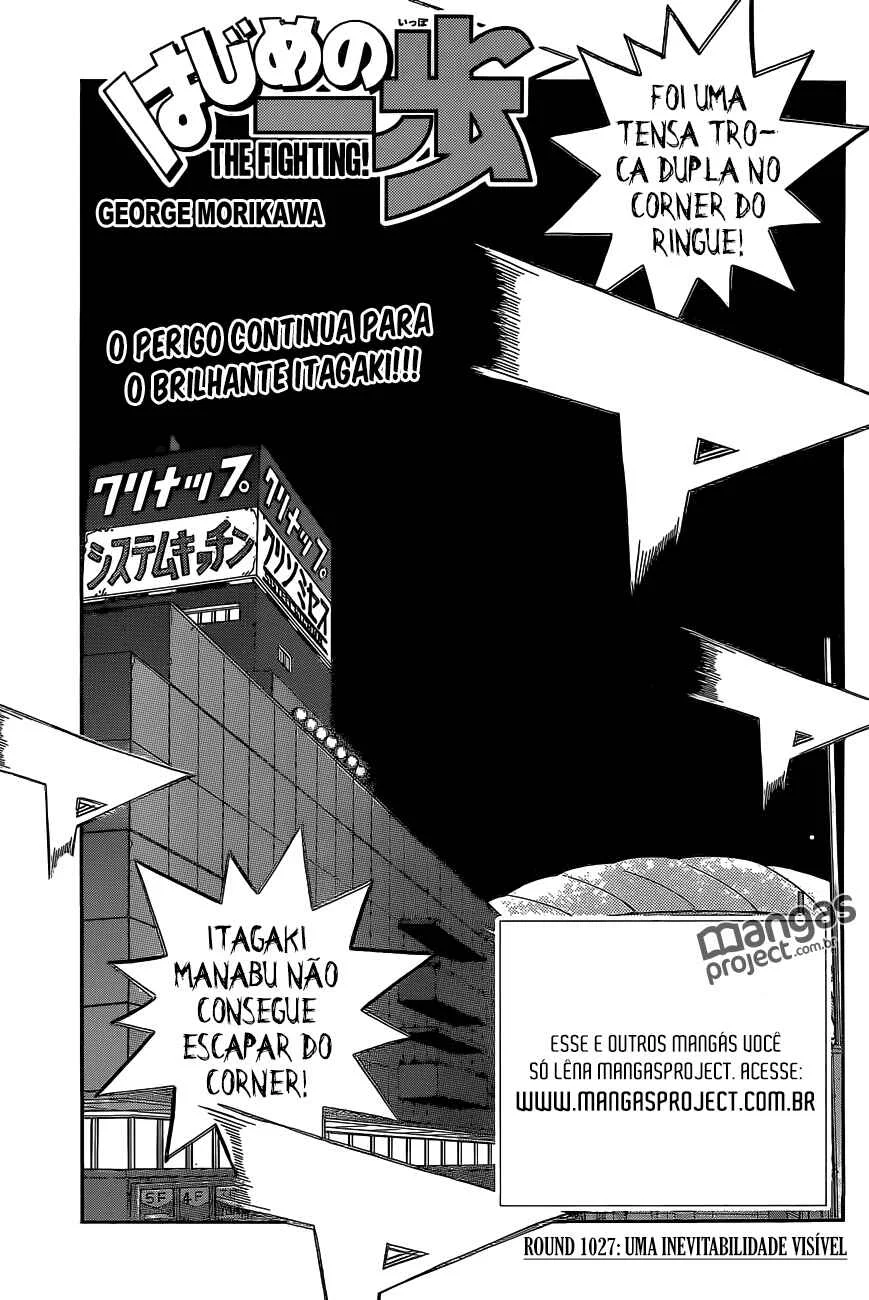 Hajime no Ippo Capítulo 889 – Obstáculo Invisível