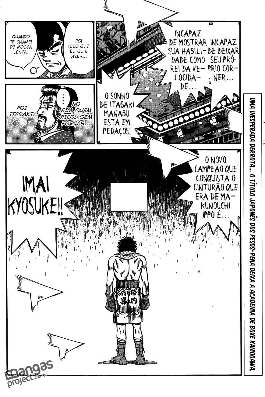 Hajime no Ippo Capítulo 889 – Obstáculo Invisível
