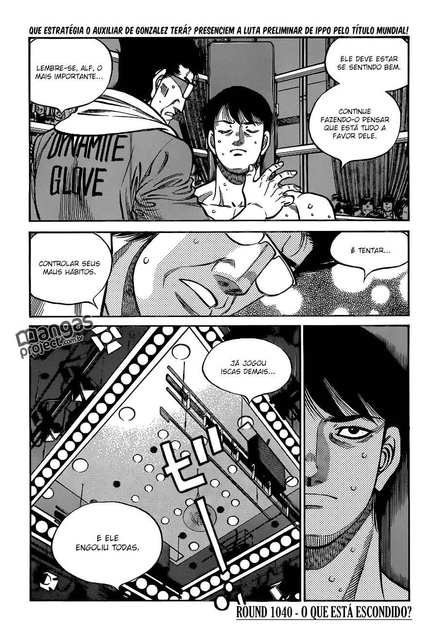 Hajime no Ippo Capítulo 889 – Obstáculo Invisível
