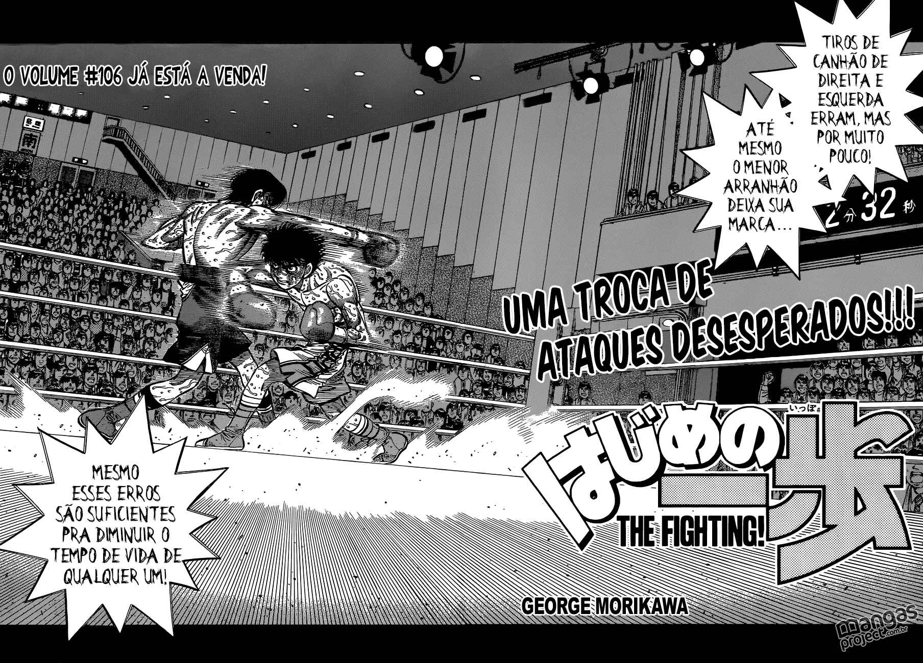 Hajime no Ippo Capítulo 889 – Obstáculo Invisível