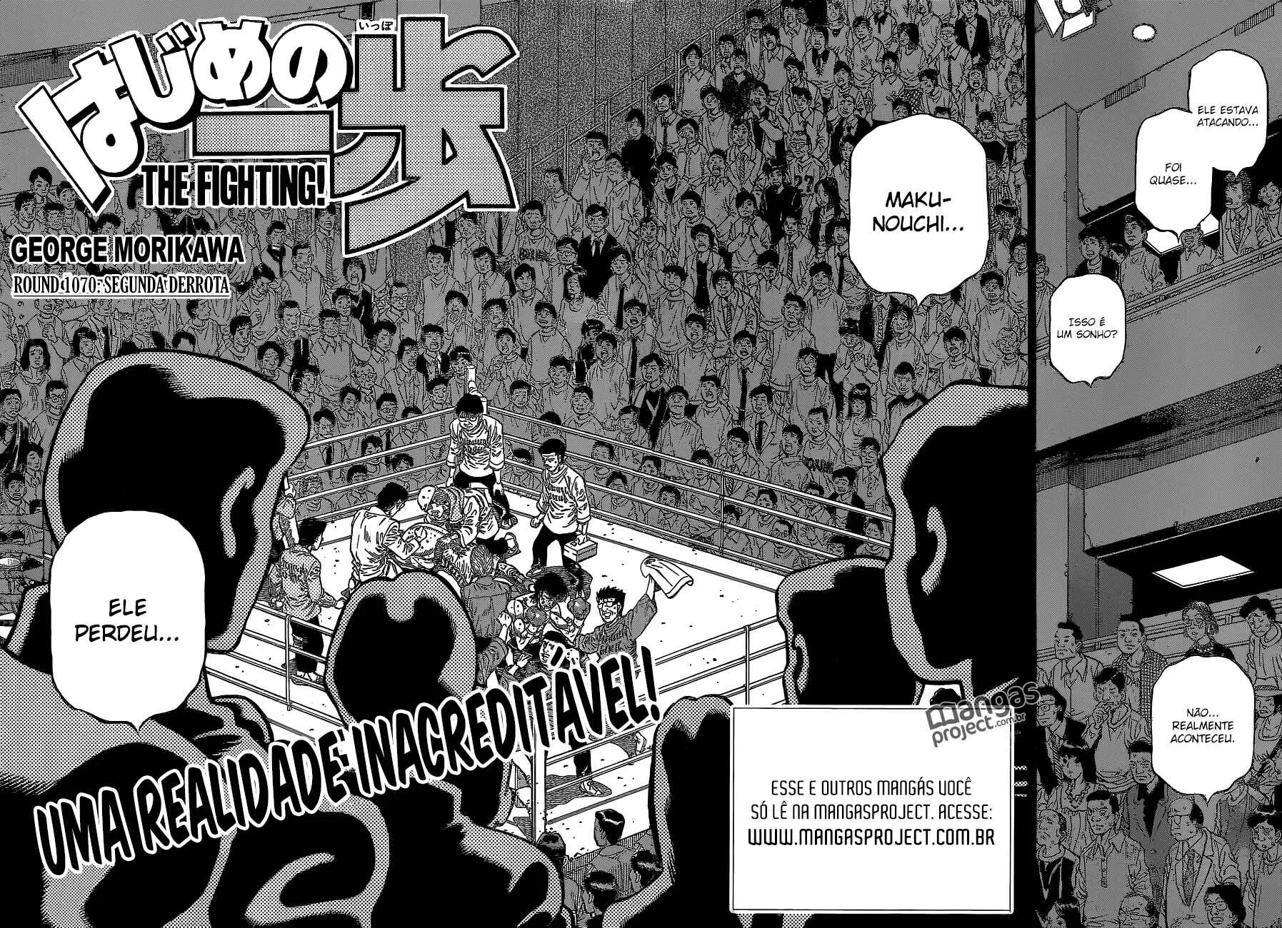 Hajime no Ippo Capítulo 889 – Obstáculo Invisível