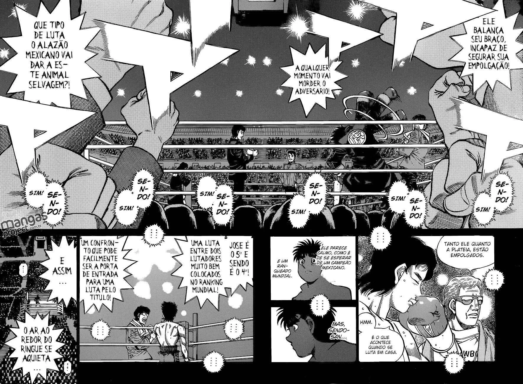Hajime no Ippo Capítulo 889 – Obstáculo Invisível