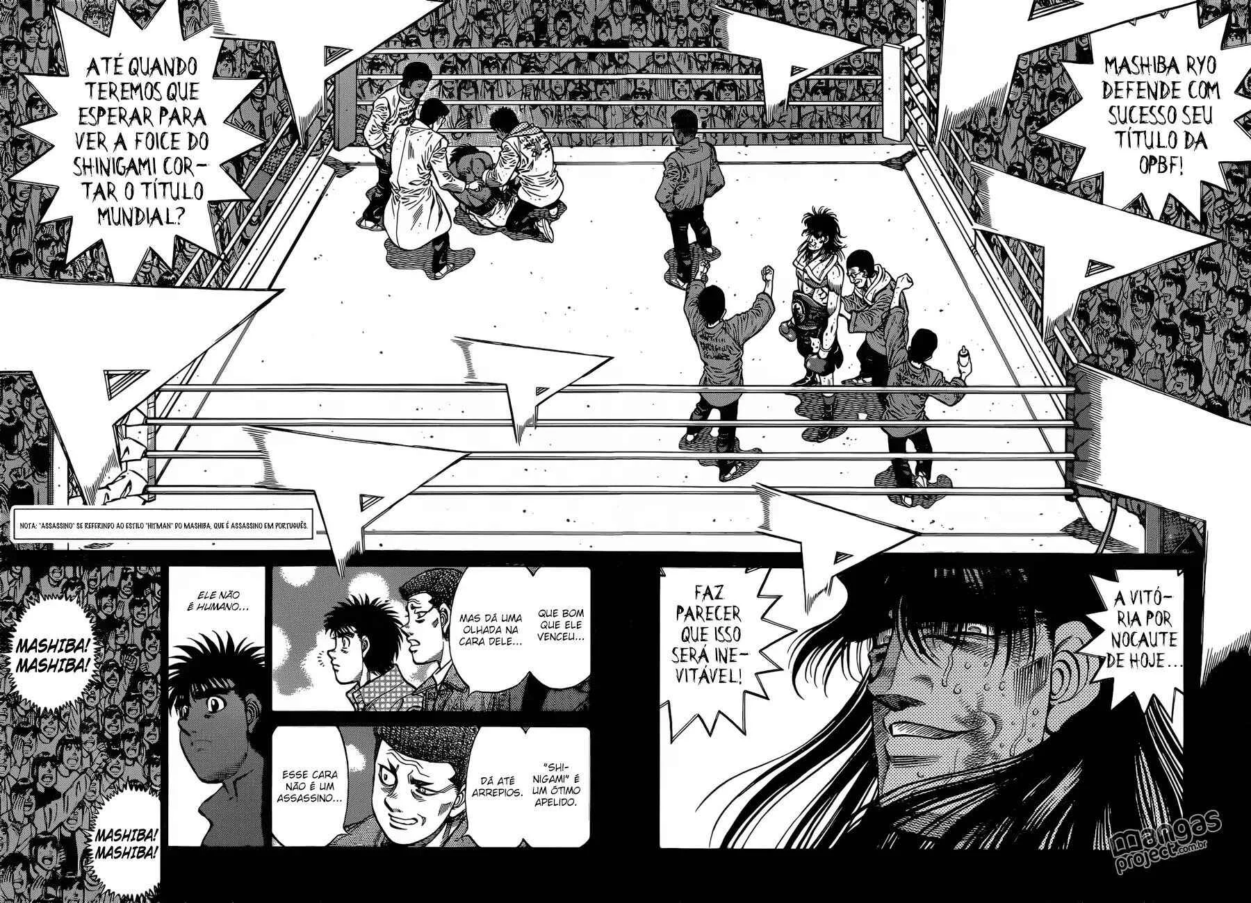 Hajime no Ippo Capítulo 889 – Obstáculo Invisível