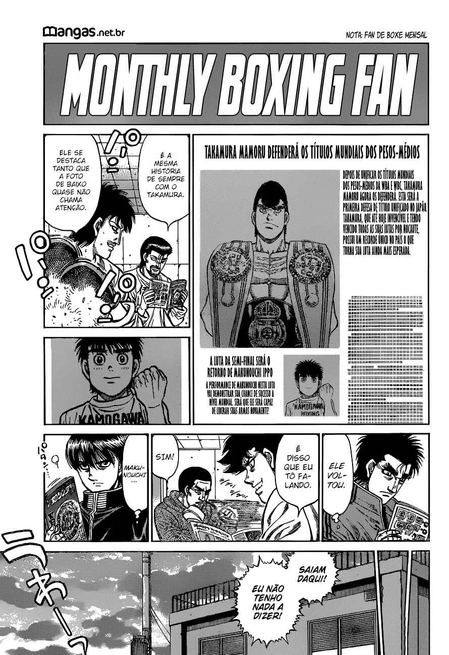 Hajime no Ippo Capítulo 889 – Obstáculo Invisível