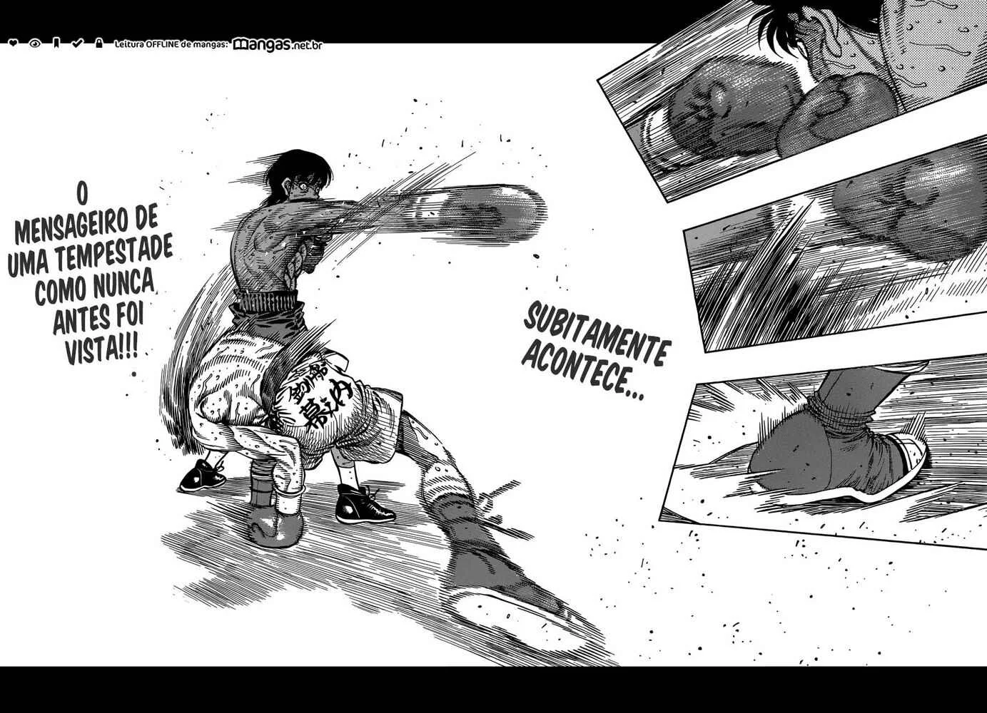 Hajime no Ippo Capítulo 889 – Obstáculo Invisível