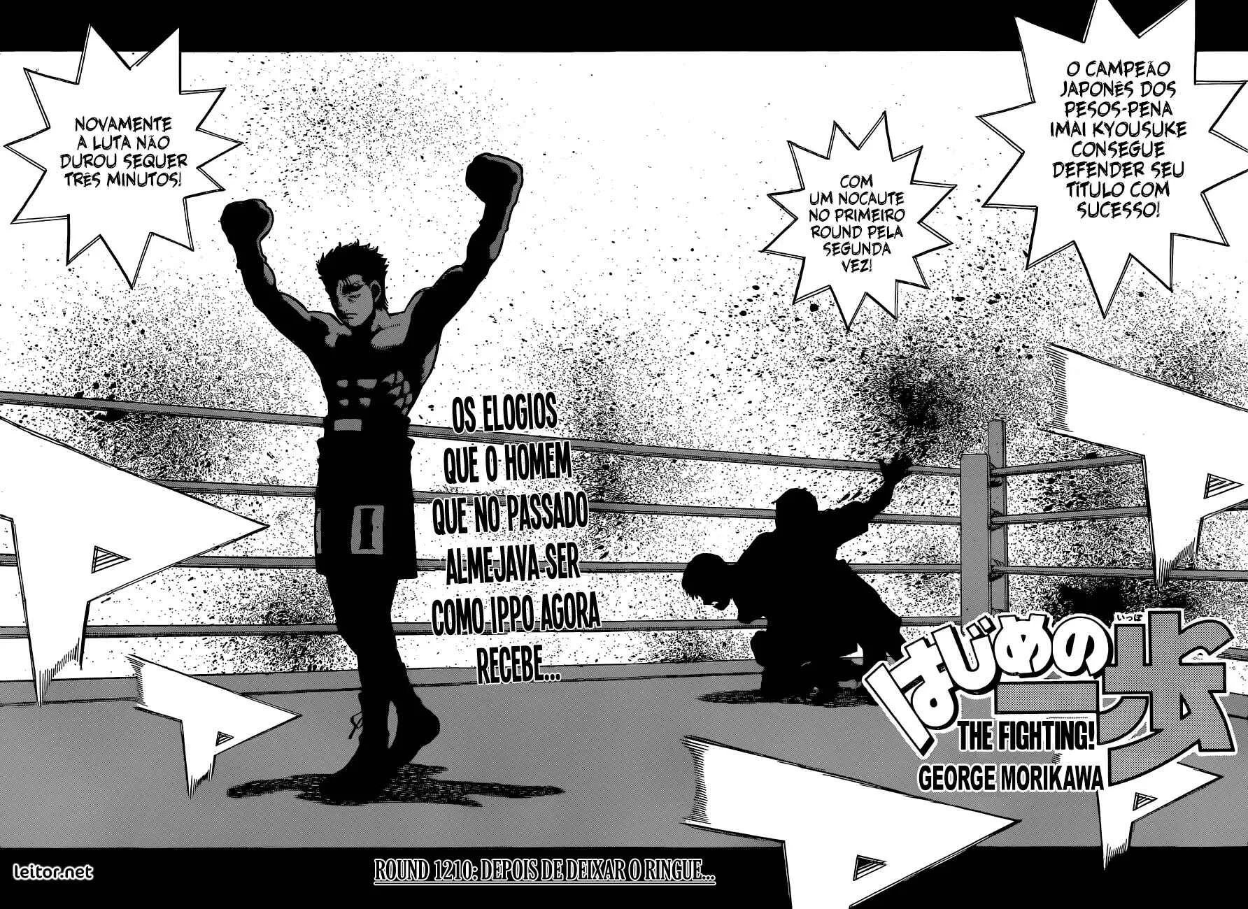 Hajime no Ippo Capítulo 889 – Obstáculo Invisível