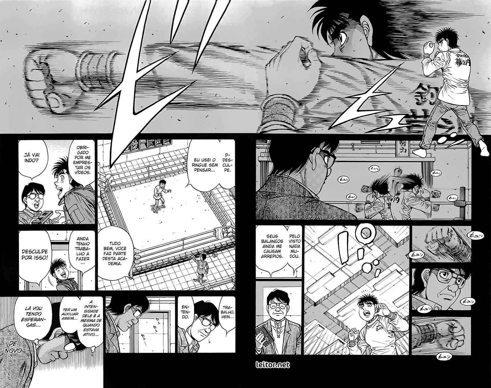 Hajime no Ippo Capítulo 889 – Obstáculo Invisível