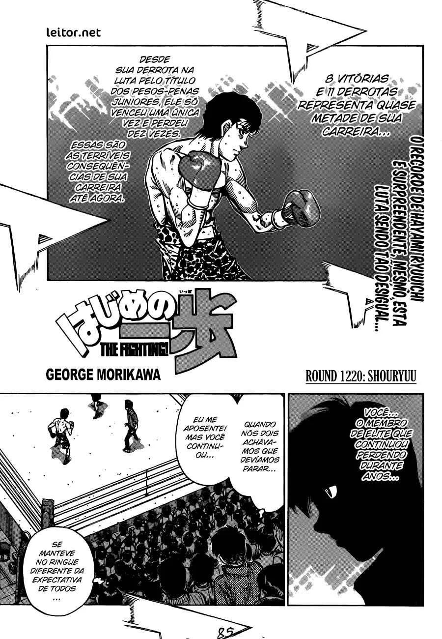 Hajime no Ippo Capítulo 889 – Obstáculo Invisível
