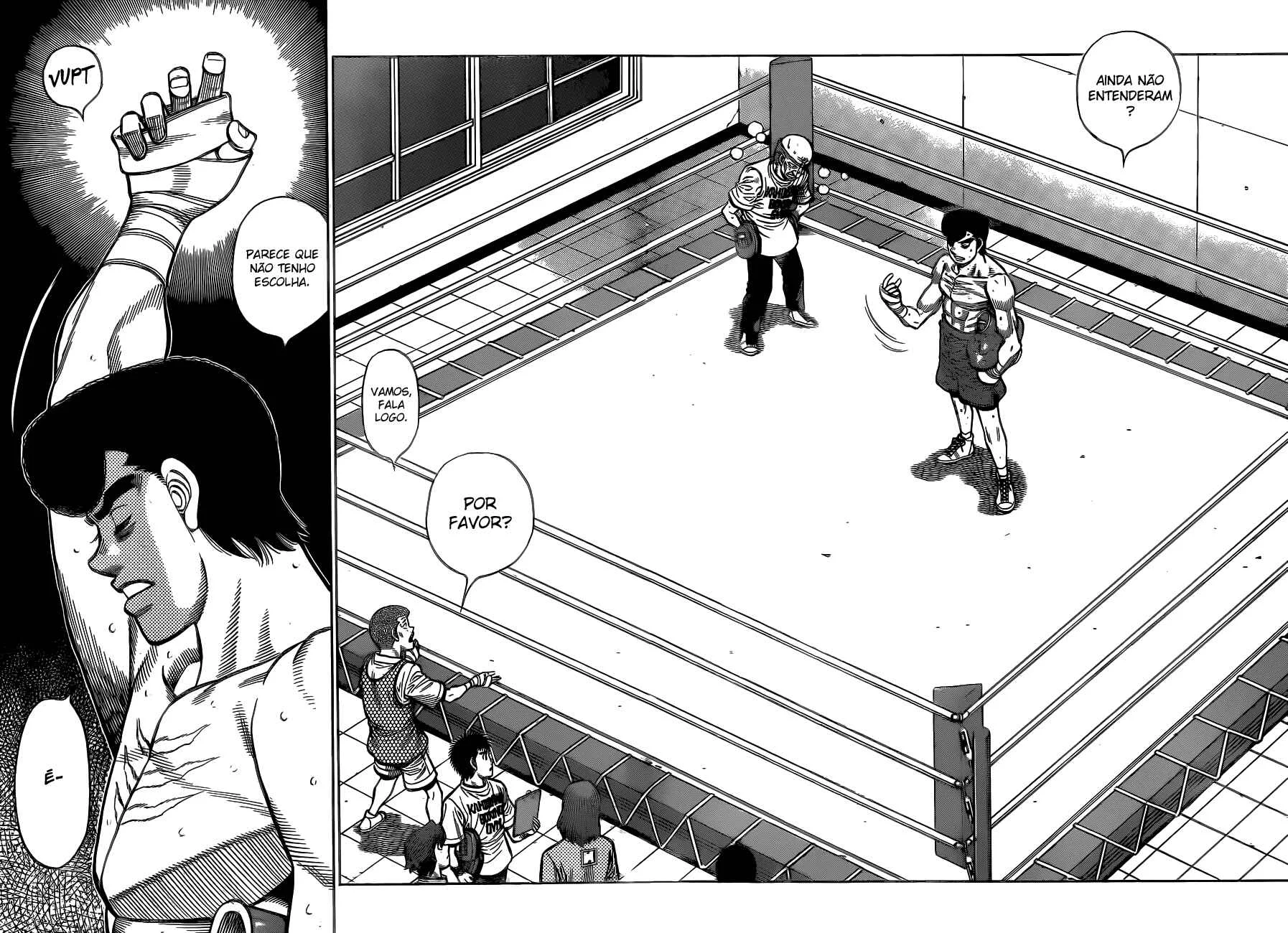 Hajime no Ippo Capítulo 889 – Obstáculo Invisível