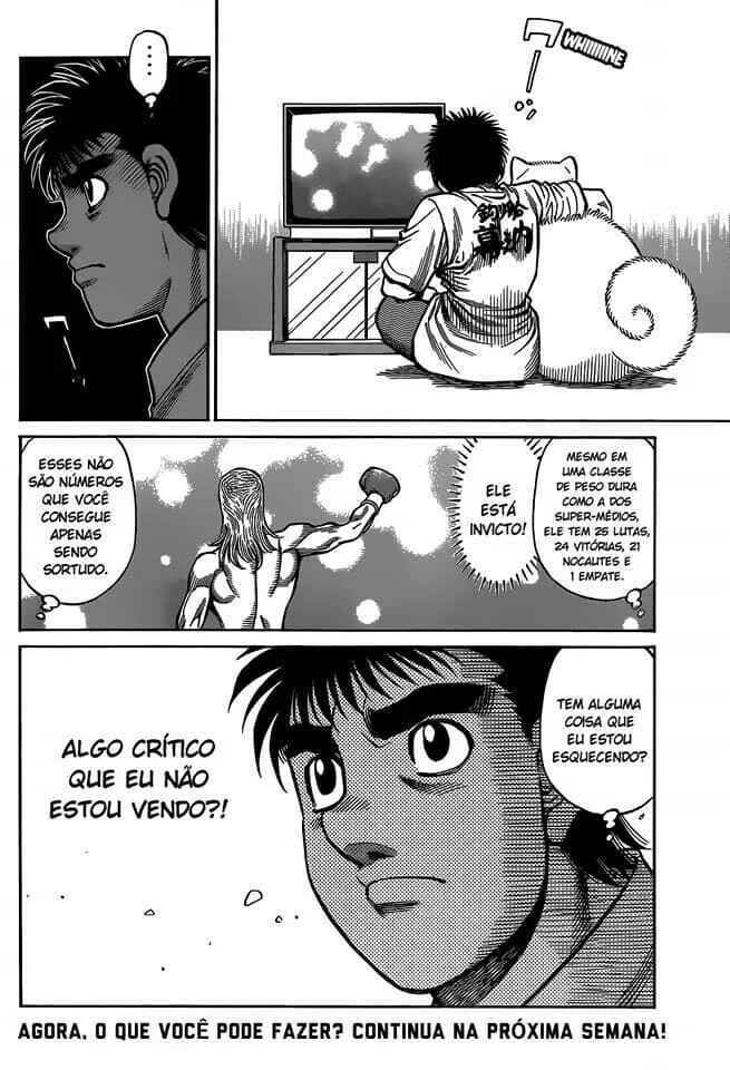 Hajime no Ippo Capítulo 889 – Obstáculo Invisível