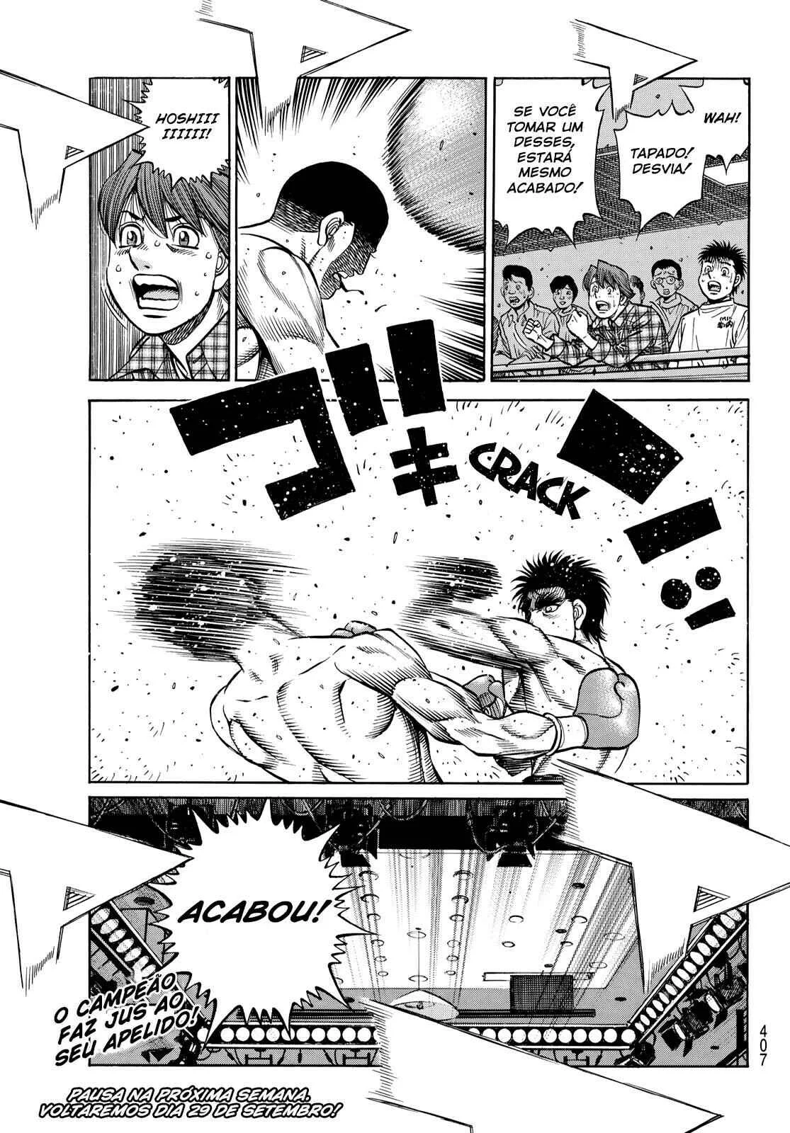 Hajime no Ippo Capítulo 889 – Obstáculo Invisível