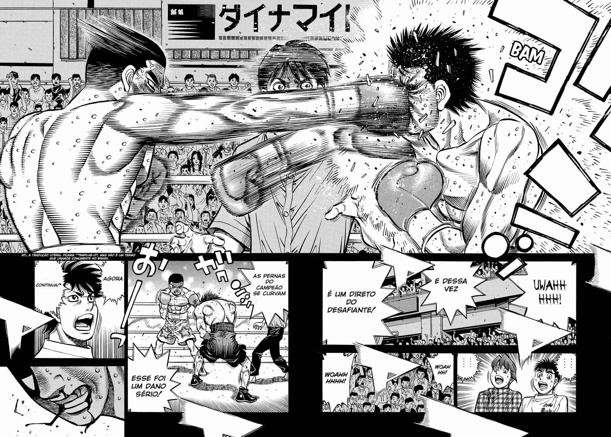 Hajime no Ippo Capítulo 889 – Obstáculo Invisível