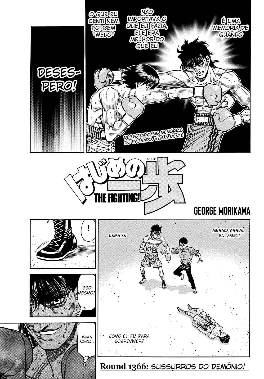 Hajime no Ippo Capítulo 889 – Obstáculo Invisível
