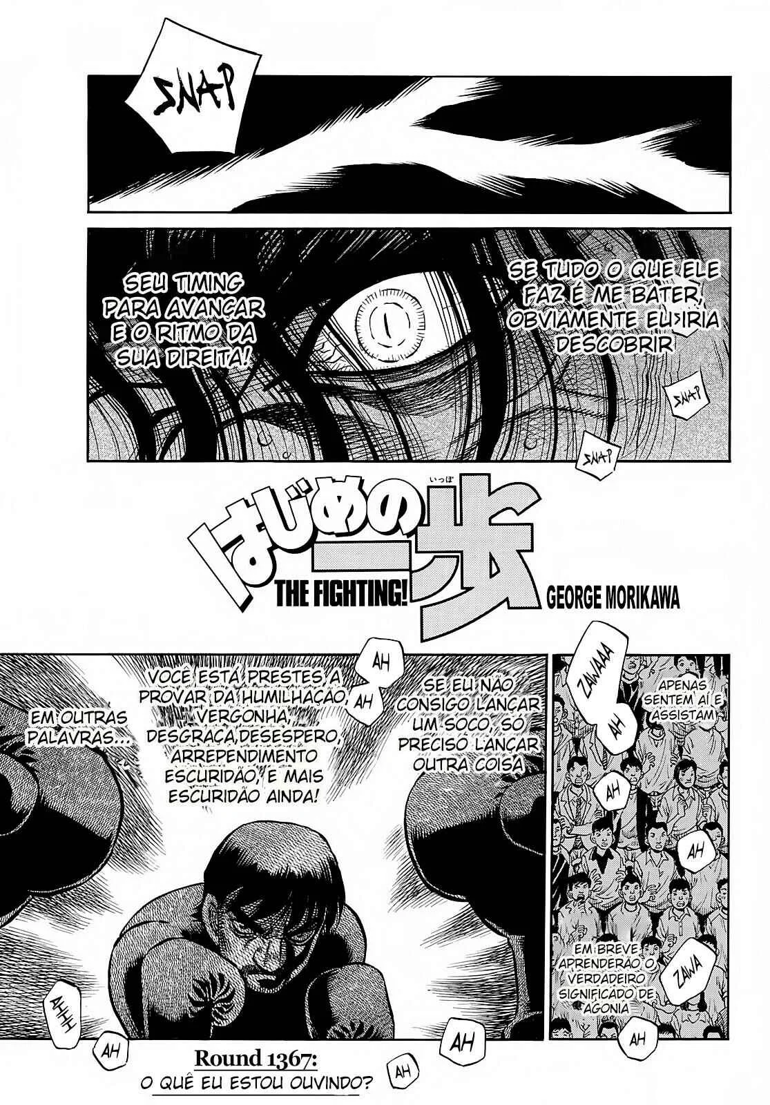 Hajime no Ippo Capítulo 889 – Obstáculo Invisível