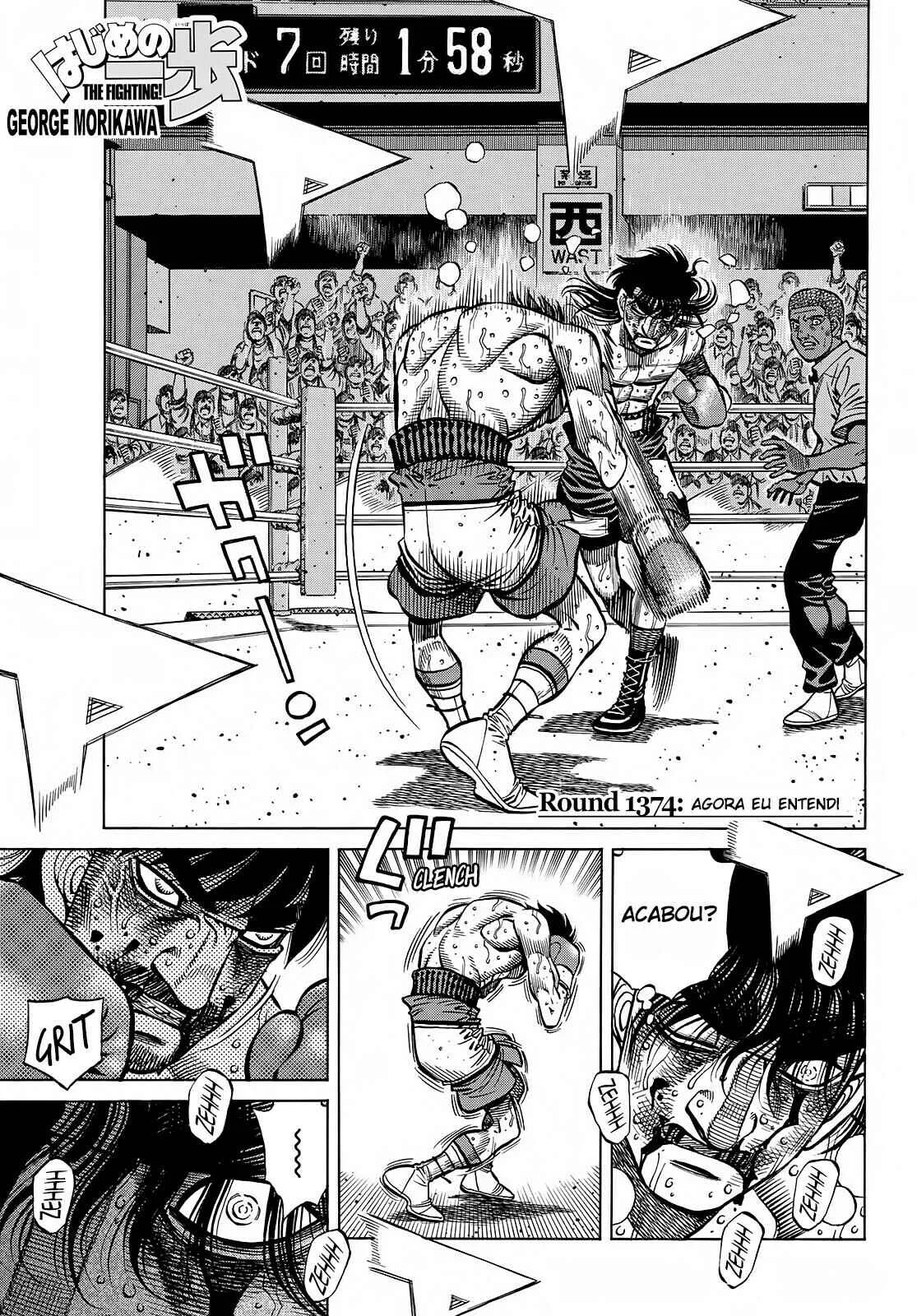 Hajime no Ippo Capítulo 889 – Obstáculo Invisível