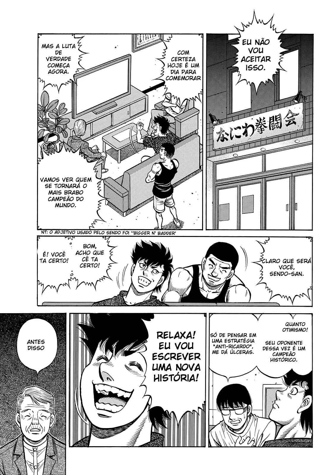 Hajime no Ippo Capítulo 889 – Obstáculo Invisível
