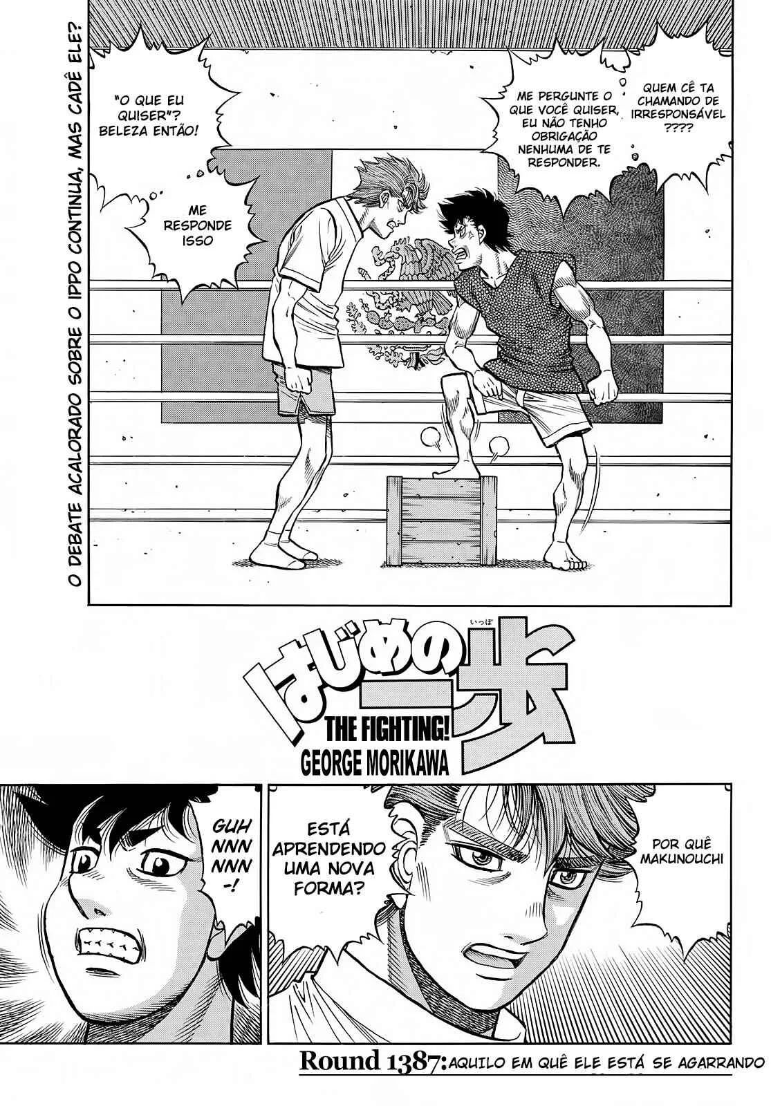 Hajime no Ippo Capítulo 889 – Obstáculo Invisível
