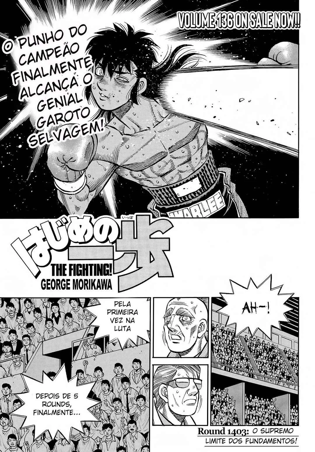 Hajime no Ippo Capítulo 889 – Obstáculo Invisível