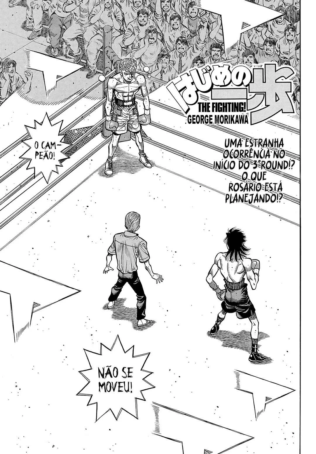 Hajime no Ippo Capítulo 889 – Obstáculo Invisível
