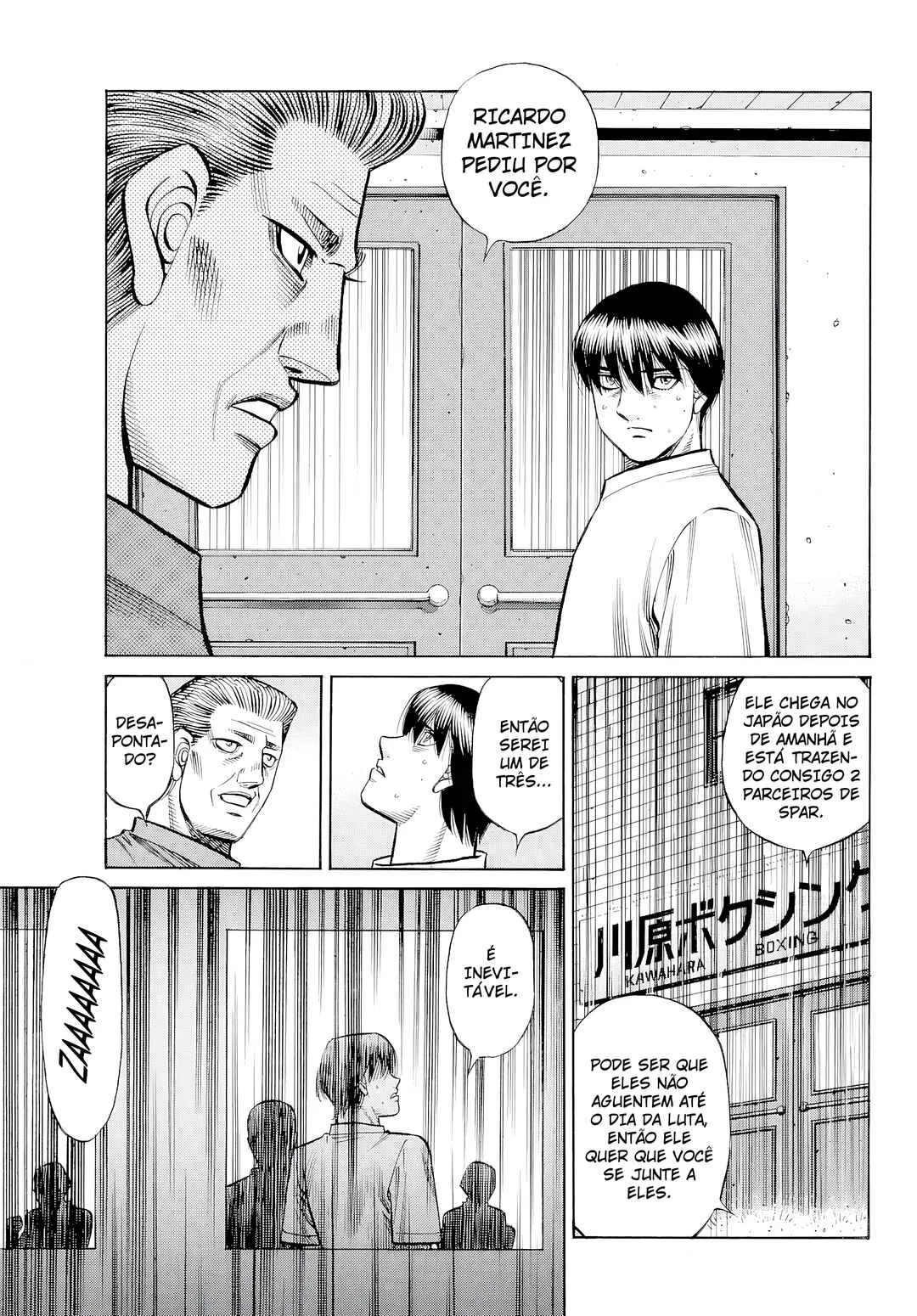Hajime no Ippo Capítulo 889 – Obstáculo Invisível
