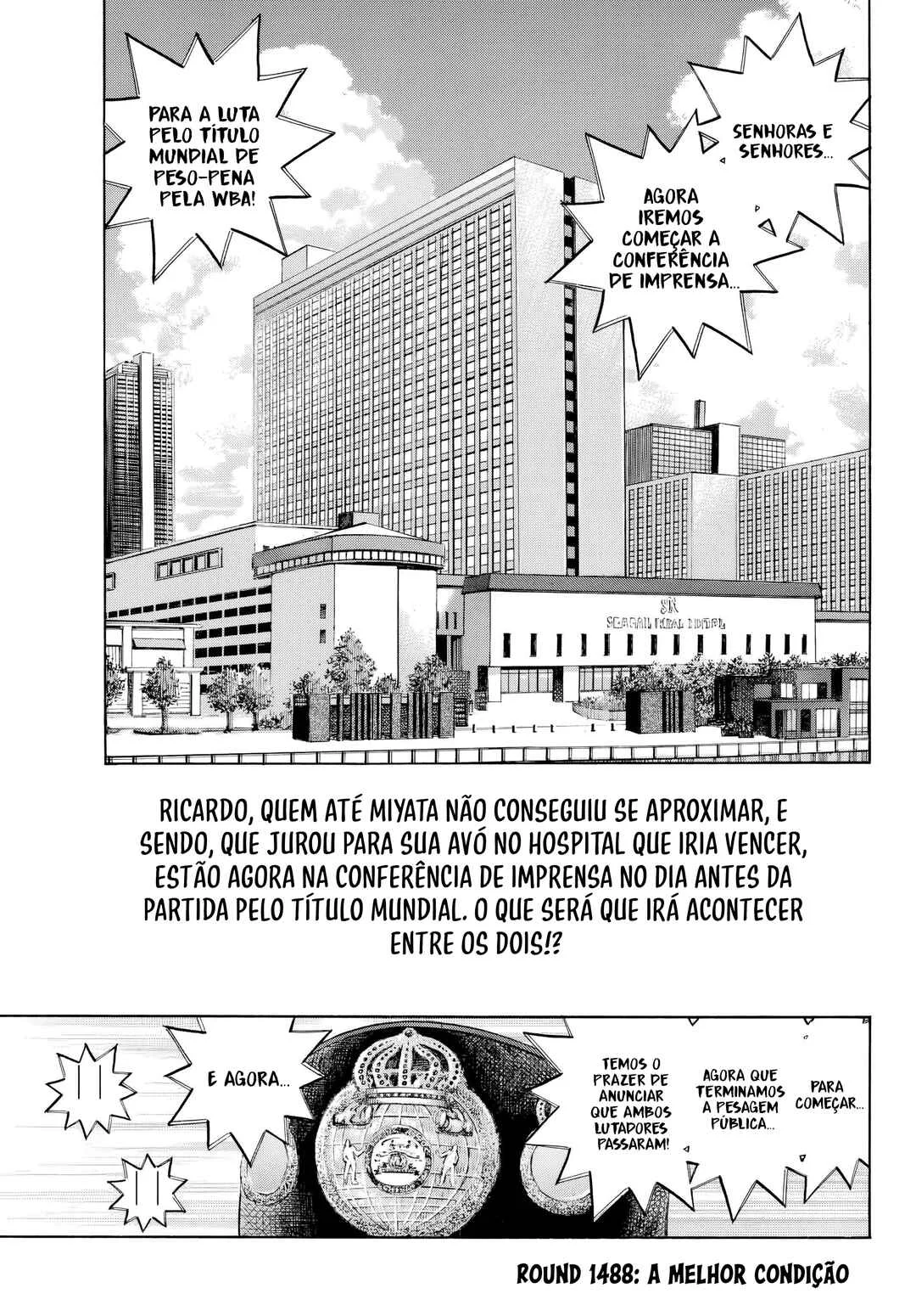 Hajime no Ippo Capítulo 889 – Obstáculo Invisível