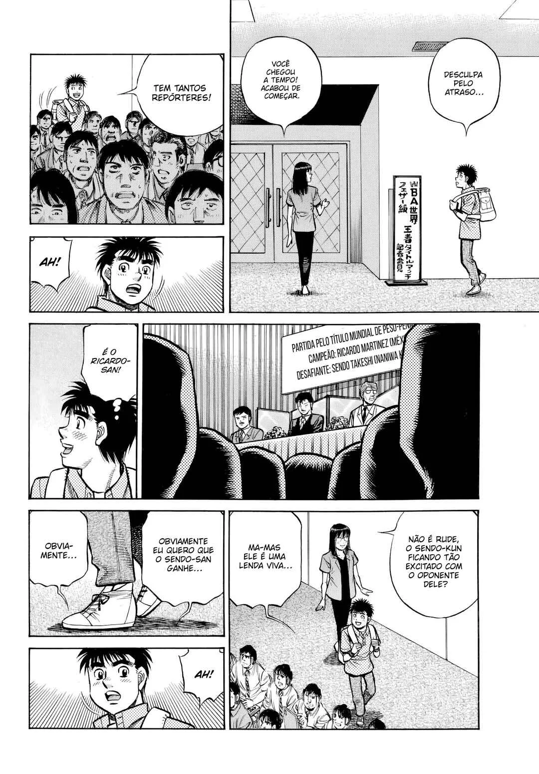 Hajime no Ippo Capítulo 889 – Obstáculo Invisível