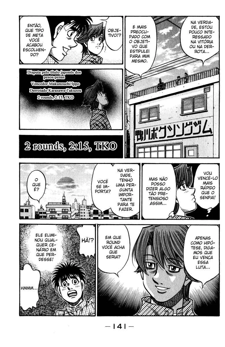 Hajime no Ippo Capítulo 889 – Obstáculo Invisível