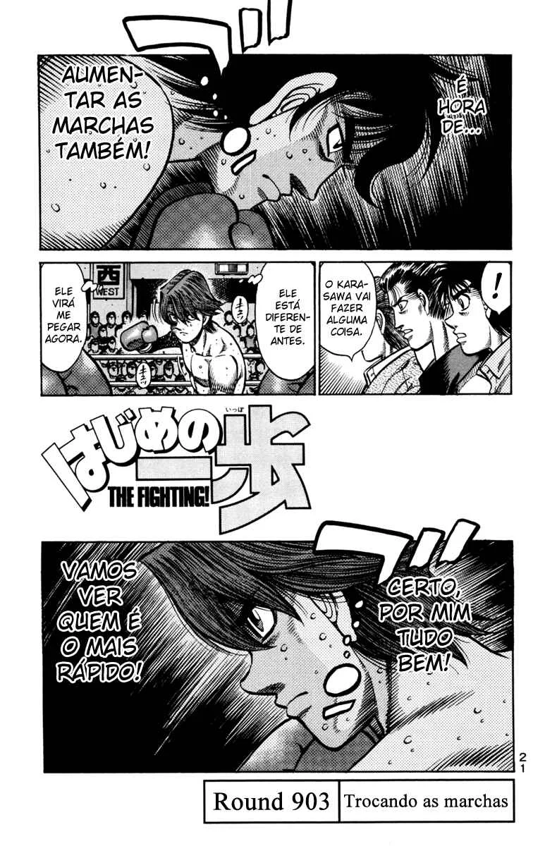Hajime no Ippo Capítulo 889 – Obstáculo Invisível