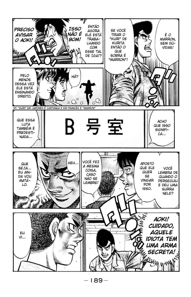 Hajime no Ippo Capítulo 889 – Obstáculo Invisível