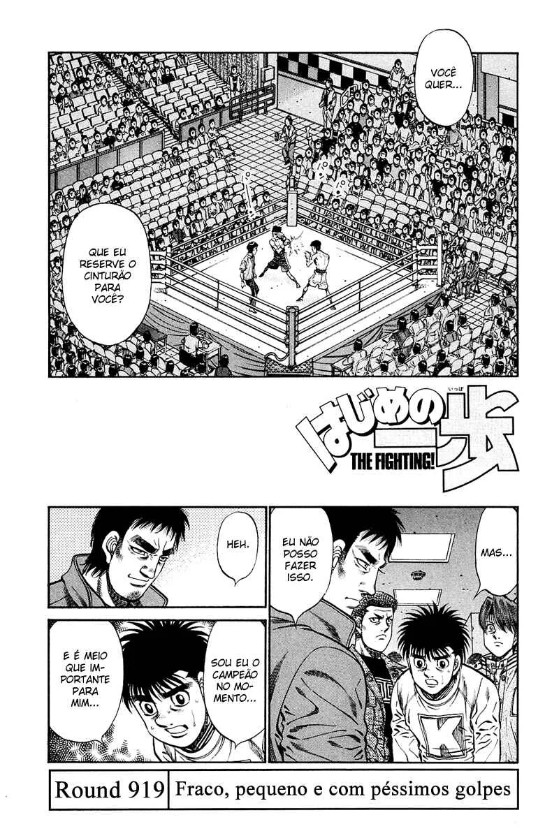 Hajime no Ippo Capítulo 889 – Obstáculo Invisível