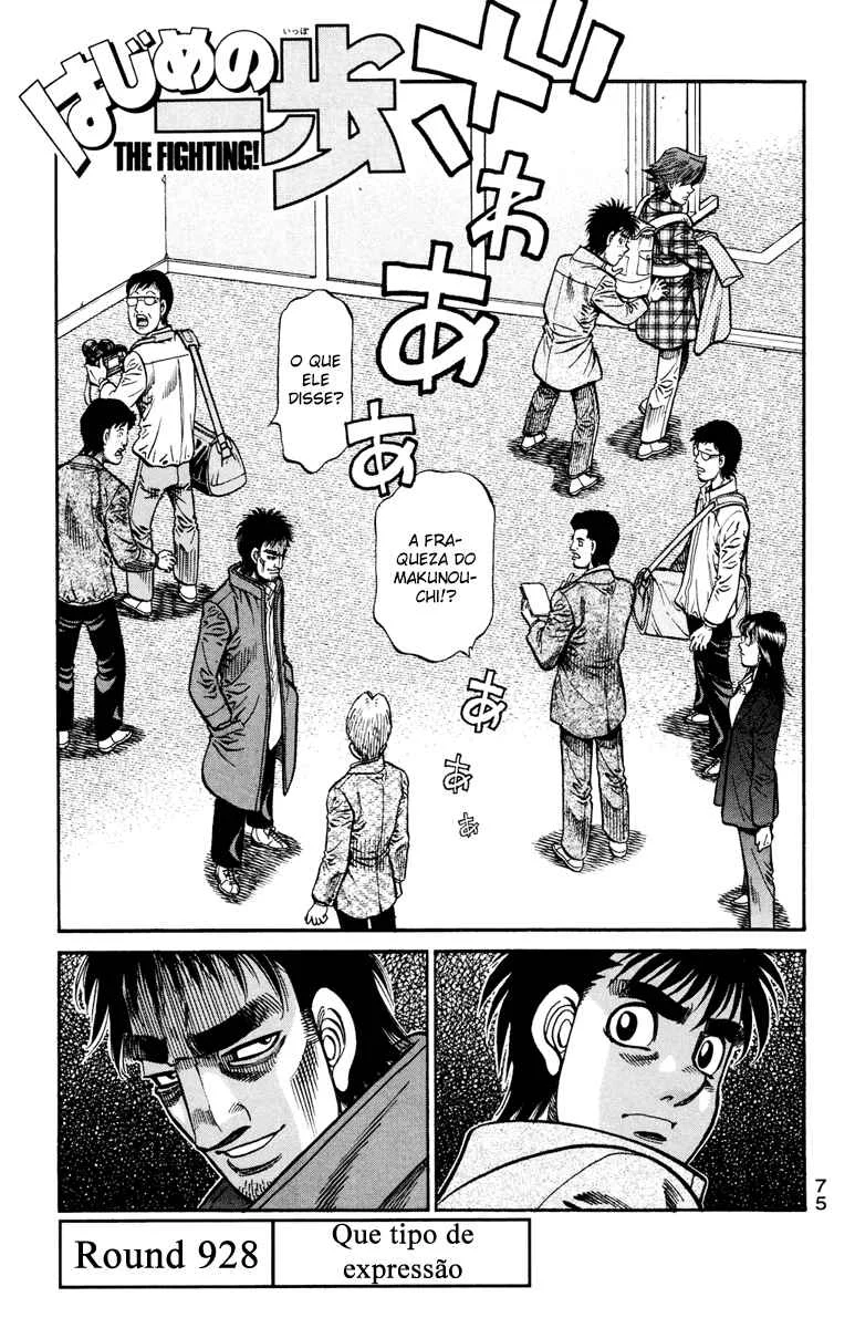 Hajime no Ippo Capítulo 889 – Obstáculo Invisível