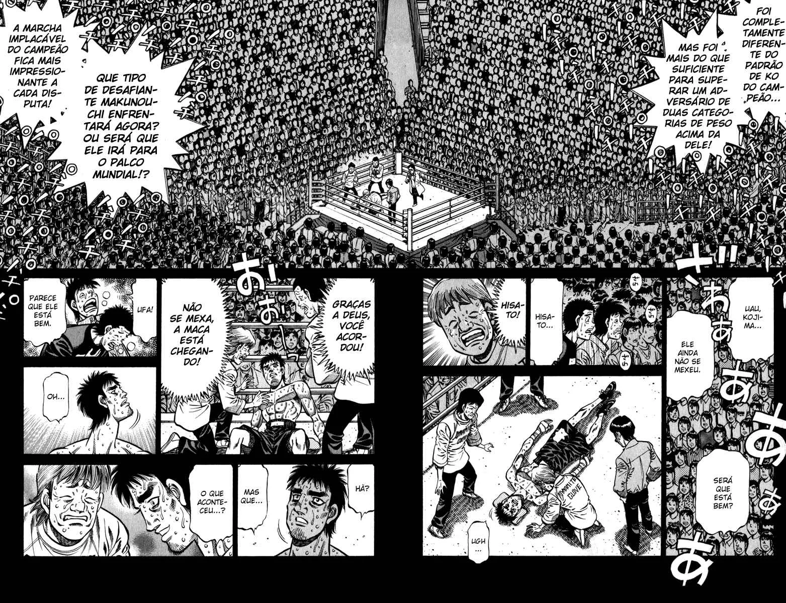 Hajime no Ippo Capítulo 889 – Obstáculo Invisível