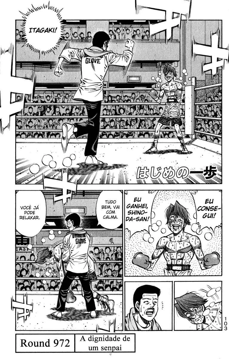 Hajime no Ippo Capítulo 889 – Obstáculo Invisível
