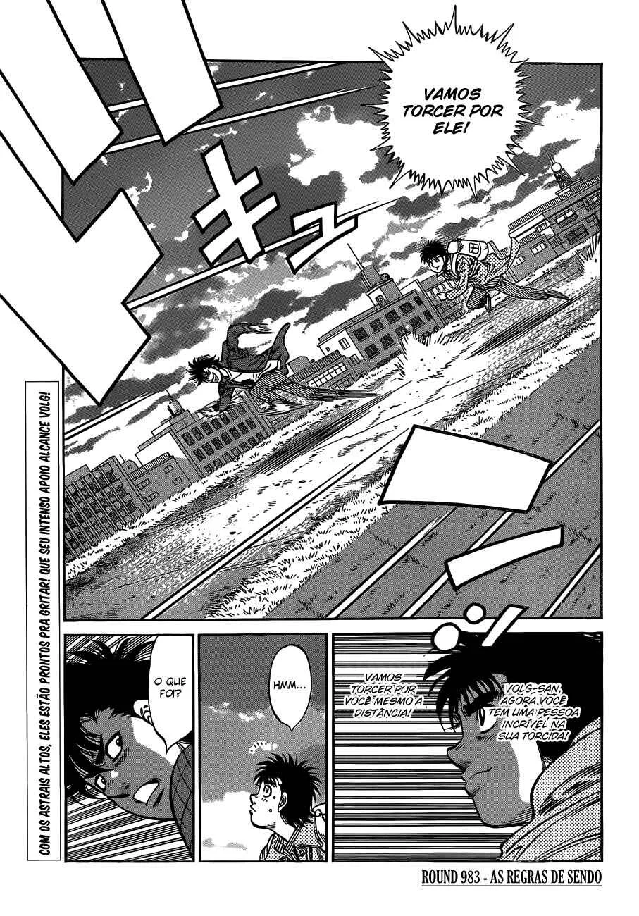 Hajime no Ippo Capítulo 889 – Obstáculo Invisível