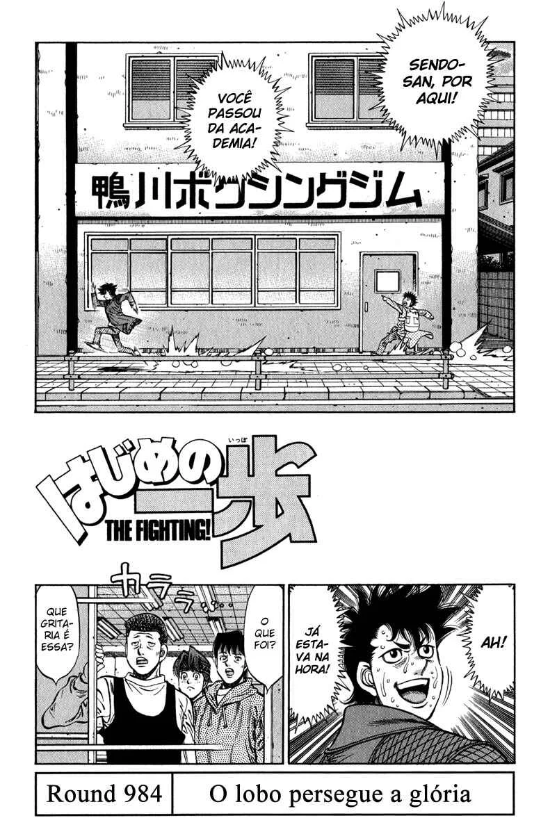 Hajime no Ippo Capítulo 889 – Obstáculo Invisível
