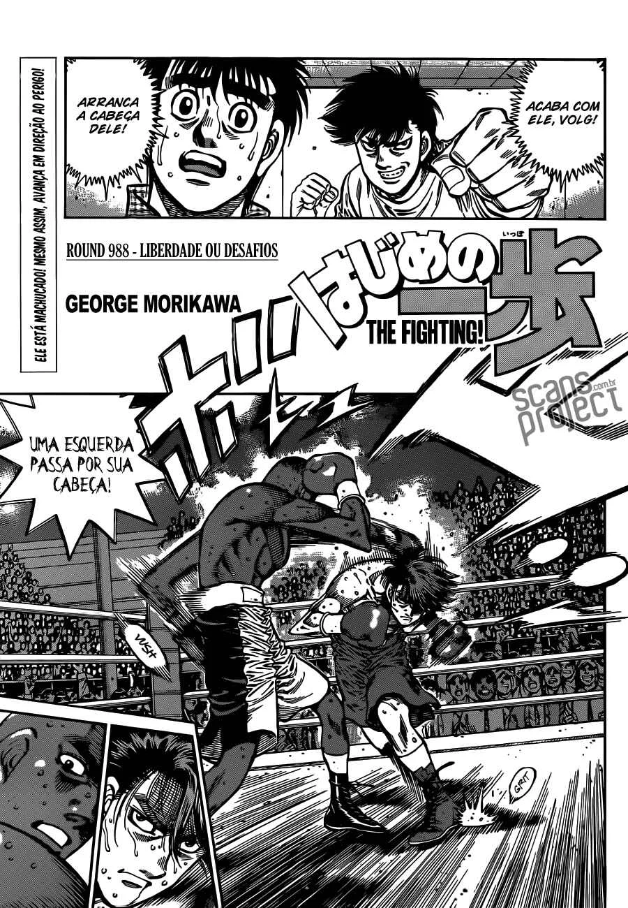 Hajime no Ippo Capítulo 889 – Obstáculo Invisível