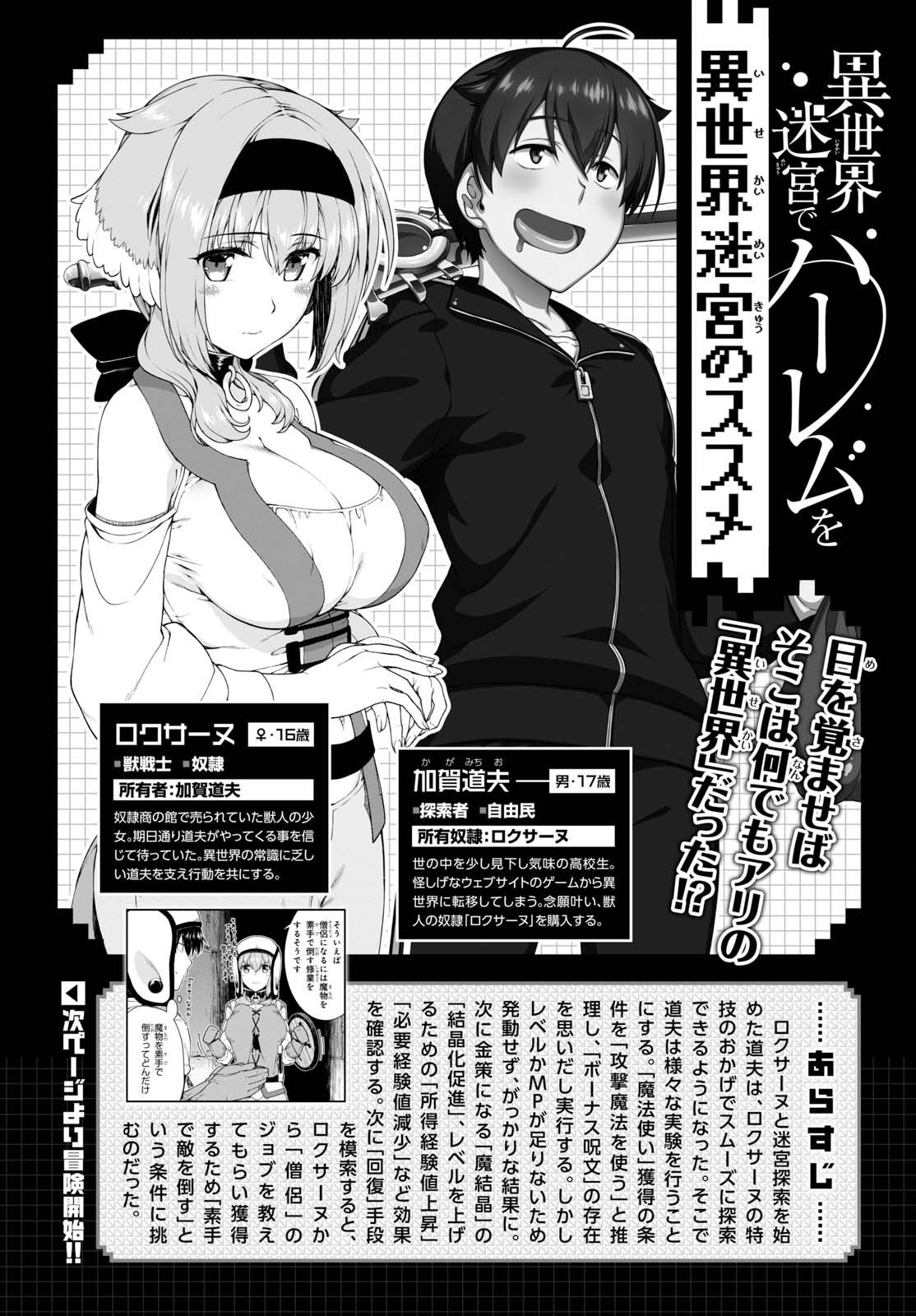 Isekai Meikyuu de Harem Wo Capítulo 1