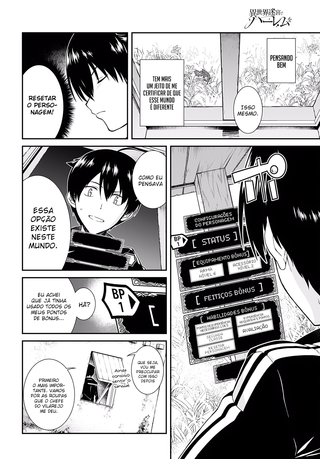 Isekai Meikyuu de Harem Wo Capítulo 1