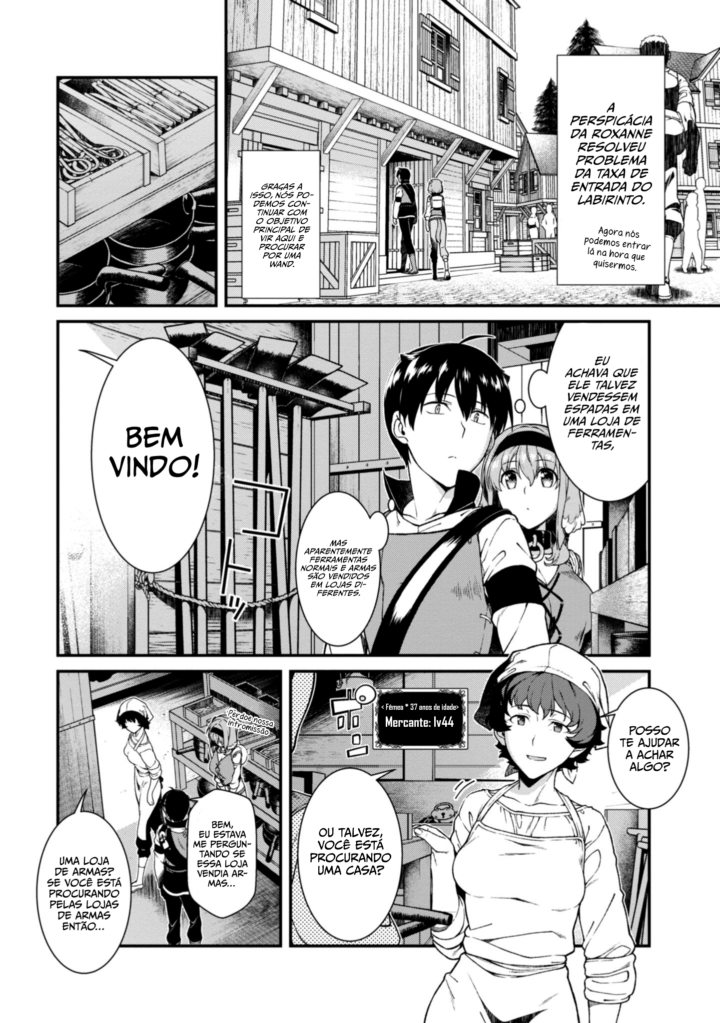 Isekai Meikyuu de Harem Wo Capítulo 1