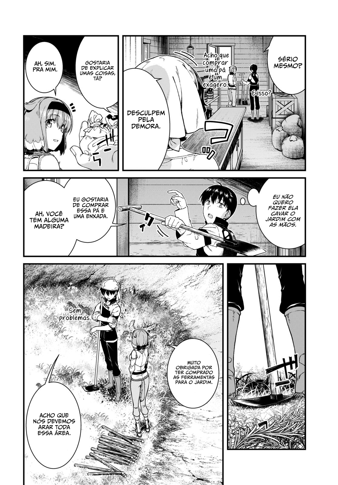 Isekai Meikyuu de Harem Wo Capítulo 1
