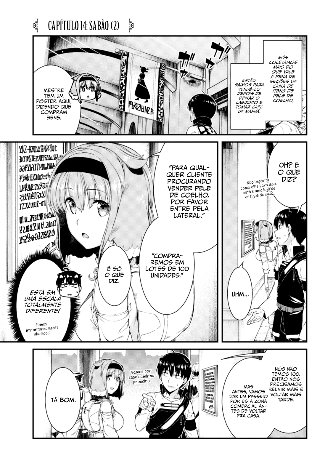 Isekai Meikyuu de Harem Wo Capítulo 1