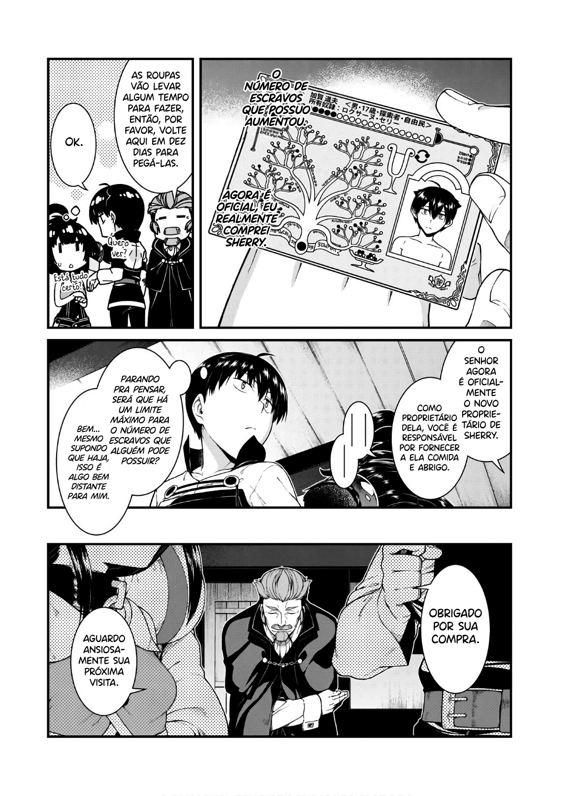 Isekai Meikyuu de Harem Wo Capítulo 1